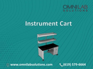 Buy Instrument Cart for your Mass Spec Laboratory at a reasonable Price - OMNI Lab Solutions