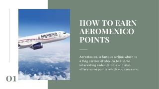 HOW TO EARN AEROMEXICO POINTS