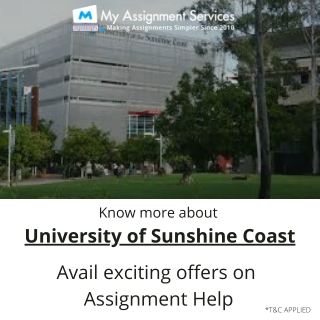 An Overview Of The University Of Sunshine Coast