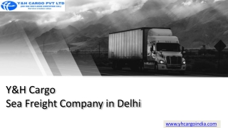 Sea Freight Company in Delhi