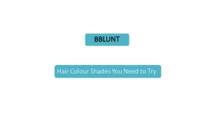 Hair Colour Shades: Choose The Perfect Shade For Your Hair