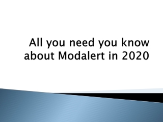 All you need you know about Modalert in 2020