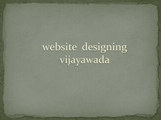 web design vijayawada