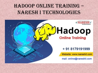 Hadoop Online Training - Naresh I Technologies