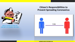 Add 15 years |Citizen's Responsibilities to Prevent Spreading Corona-virus