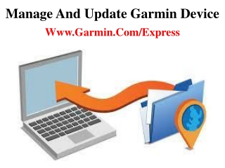 Manage and update garmin device