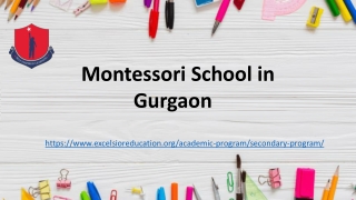 Montessori School in Gurgaon