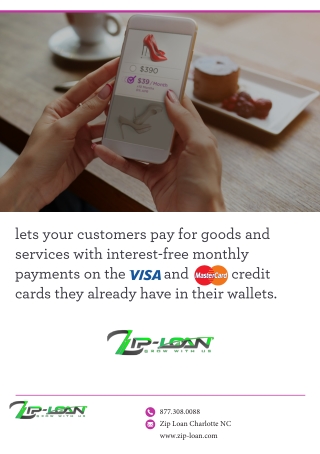 Interest-Free Monthly Payments - Zip Loan