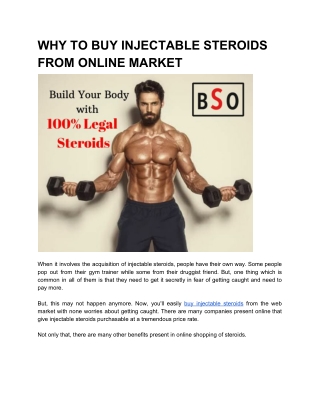 BUY INJECTABLE STEROIDS ONLINE