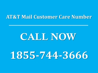 AT&T Customer Care Number 1855-744-3666