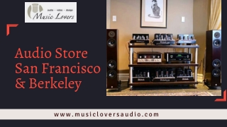 Berkeley Audio Store | Offer a Range Of Music Instrument