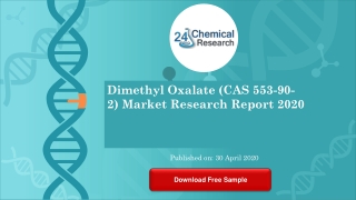 Dimethyl Oxalate CAS 553 90 2 Market Research Report 2020