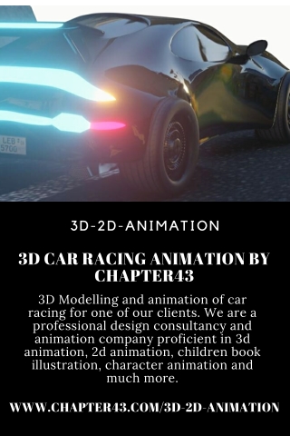 3D Car Racing Animation by Chapter43