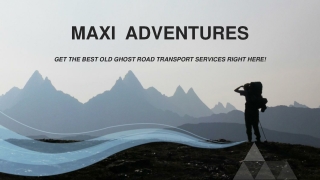 Book the best Transport Services for old ghost road.