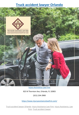 Truck accident lawyer Orlando