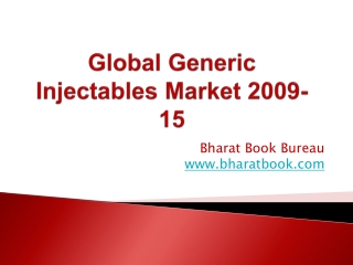 Global Generic Injectables Market 2009-15