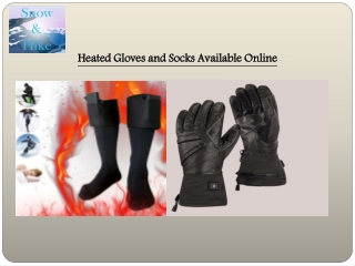 Ladies Heated Ski Gloves