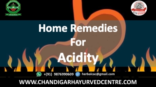 Herbal Home Remedies to cure Acidity Naturally.