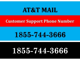 At&t Mail Customer Support Number @ 1855=744=3666