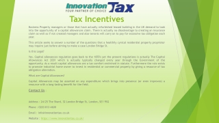 Research And Development Tax Relief