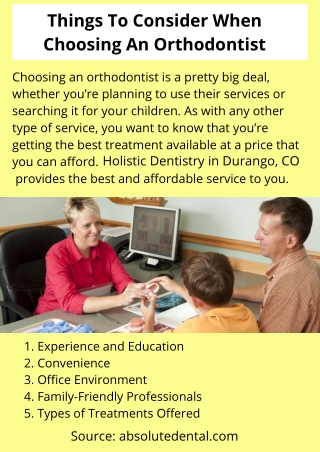 Things To Consider When Choosing An Orthodontist
