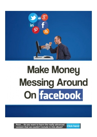 Make Money Messing Around On Facebook