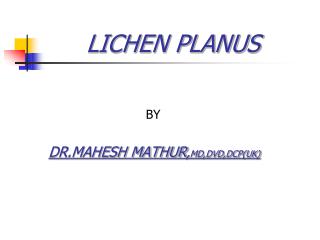 LICHEN PLANUS