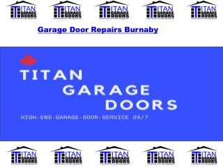 Garage Door Repair Burnaby
