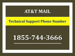 At&t mail technical support number 18557443666