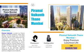 Piramal Vaikunth Thane