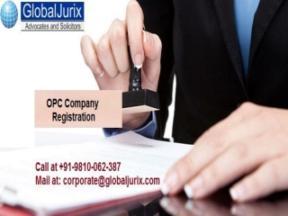 OPC Registration Services In India by Admired Law Firm