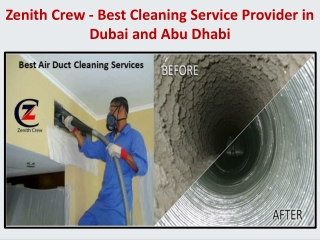 Zenith Crew - Best Cleaning Service Provider in Dubai and Abu Dhabi