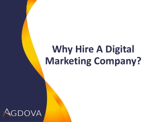 Why Hire A Digital Marketing Company?
