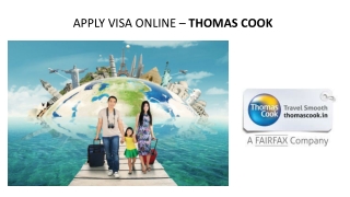 Apply Visa - Thomas Cook