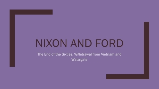 Nixon & Ford