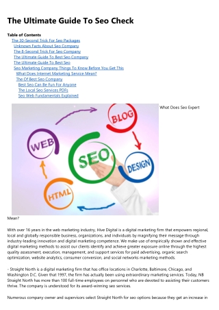 Facts About Best Seo Company Revealed