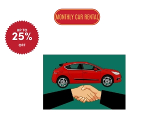 Monthly car rental
