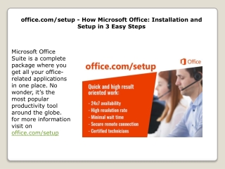 Office.com/setup - Importance of Microsoft Office