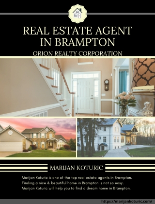 Real Estate Agent In Brampton, Marijan Koturic