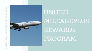 UNITED MILEAGEPLUS REWARDS PROGRAM