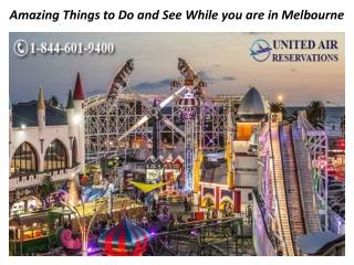 Amazing Things to Do and See While you are in Melbourne