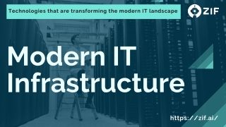 Modern IT Infrastructure