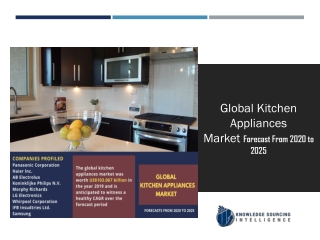 Industrial Outlook on Global Kitchen Appliances Market 