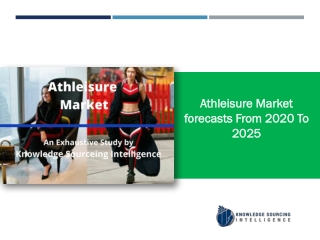 Athleisure Market Research Report- Forecasts From 2020 To 2025