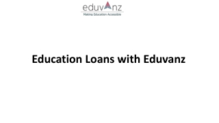 Education Loans with Eduvanz