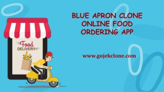 BLUE APRON CLONE ONLINE FOOD ORDERING APP