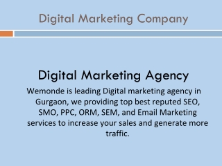 Digital Marketing Company in Gurgaon