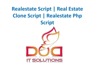 Realestate Script | Real Estate Clone Script | Realestate Php Script