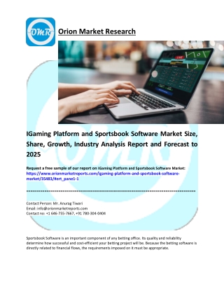 IGaming Platform and Sportsbook Software Market pdf