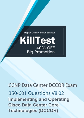 2020 CCNP Data Center 350-601 DCCOR Free Demo V8.02 Killtest